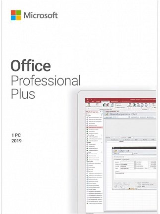 Microsoft Office Professional 2019 | Plus (1 PC) – Microsoft Key – GLOBAL